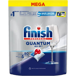 Таблетки для посудомоечной машины Finish Powerball Quantum 80шт