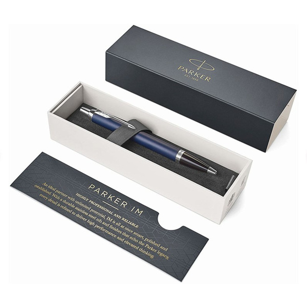 Ручка шариковая IM Core Matte Blue CT PARKER 142539 / 1931668