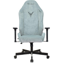 Кресло игровое Knight N1 Fabric Light-28 (1626368) серо-голубой