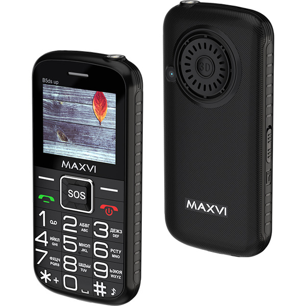Мобильный телефон Maxvi B5ds up (черный)