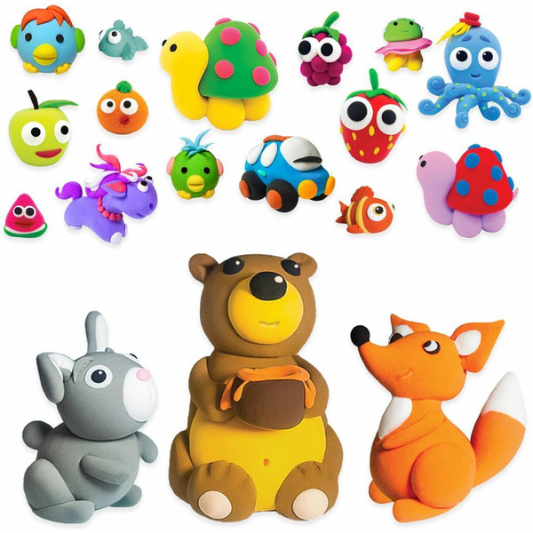 Легкий пластилин застывающий ЮНЛАНДИЯ 106981