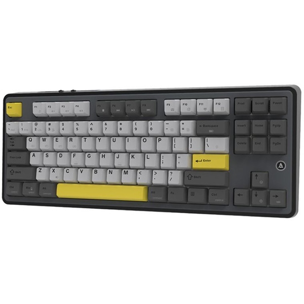 Клавиатура AJAZZ AK870 Gift Switch (черный/серый/желтый)