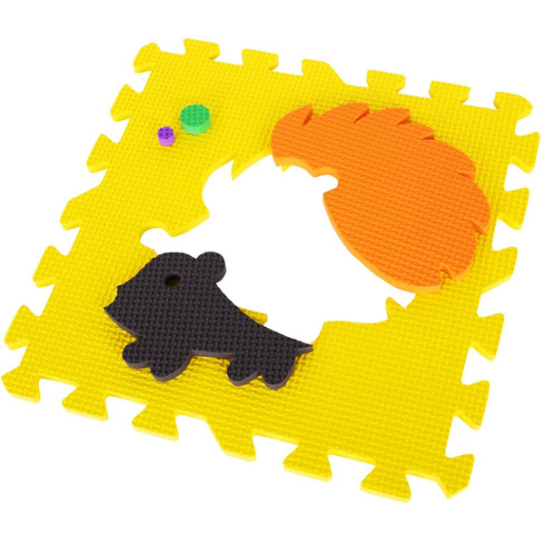 Коврик-пазл напольный ЮНЛАНДИЯ Зверушки 664666