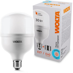Лампочка Wolta 25WHP30E27/40 30Вт 6500К Е27/Е40