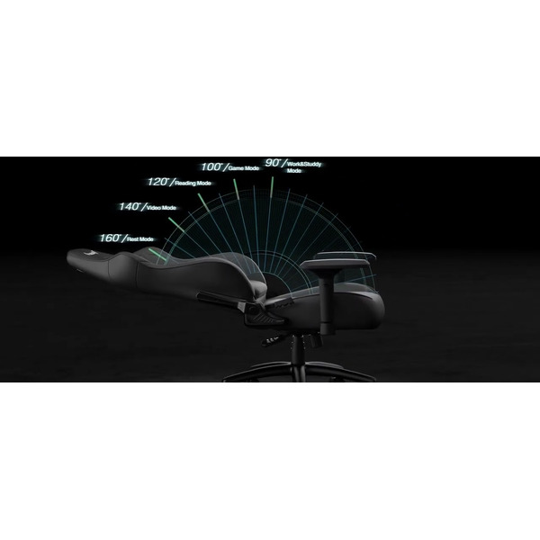 Игровое кресло AndaSeat Phantom 3 L, черный (AD18Y-06-B-PV/C)