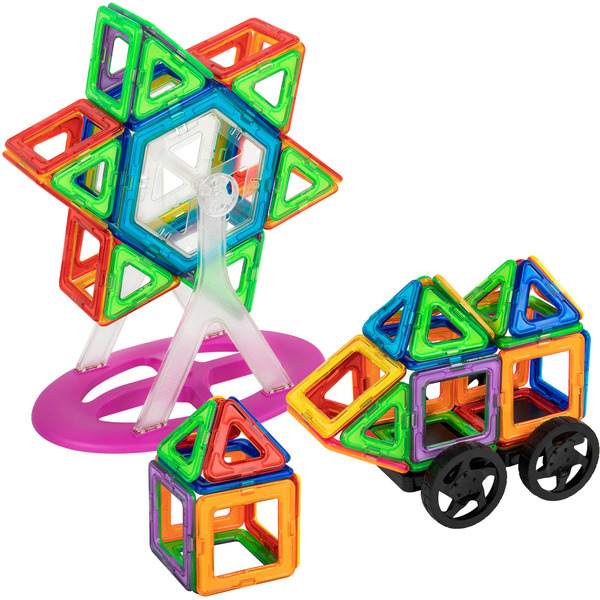 Магнитный конструктор Brauberg Kids Magnetic Blocks 665720