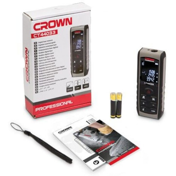 Лазерный дальномер Crown CT44033