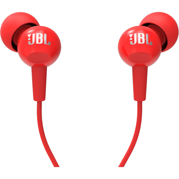 Наушники JBL C 100 SIU красные