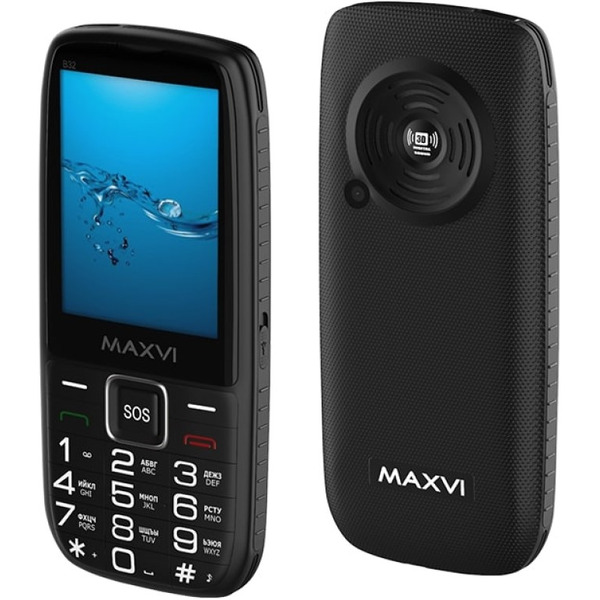 Мобильный телефон Maxvi B32 (черный)