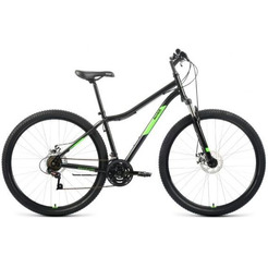 Велосипед Forward Altair MTB HT 29 2.0 D 2022 / RBK22AL29168 (19, черный/ярко-зеленый)