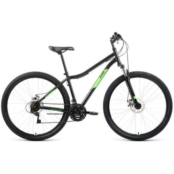 Велосипед Forward Altair MTB HT 29 2.0 D 2022 / RBK22AL29168 (19, черный/ярко-зеленый)