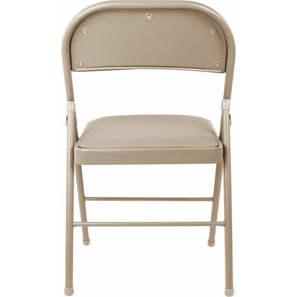 Стул складной BRABIX Golf Plus CF-003 КОМФОРТ (бежевый каркас, кожзам бежевый) 533027