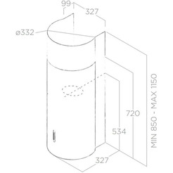 Вытяжка ELICA STONE IX/A/33