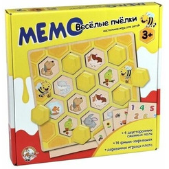 Настольная игра Десятое королевство Мемо. Веселые пчелки / 02971