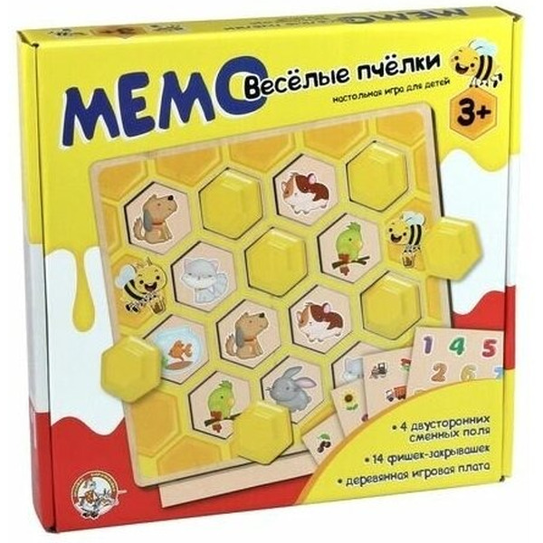 Настольная игра Десятое королевство Мемо. Веселые пчелки / 02971