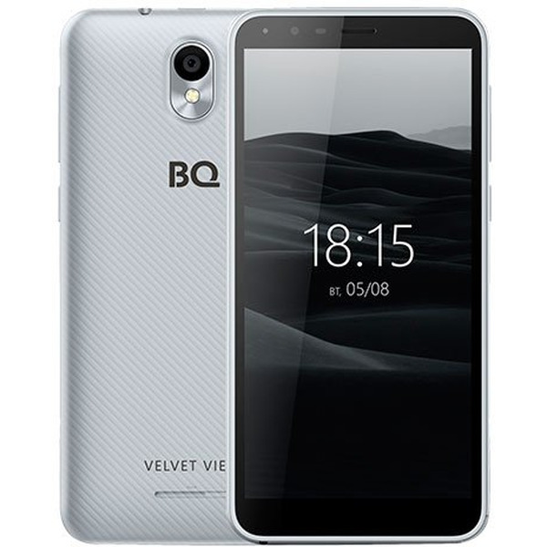 Смартфон BQ-Mobile BQ-5300G Velvet View (серебряный)