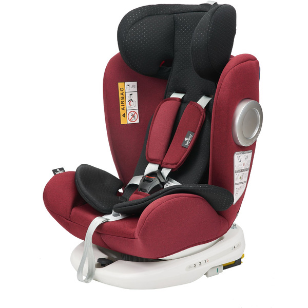 Автокресло Lorelli Lusso SPS Isofix (красный/черный)