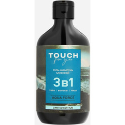 Гель-шампунь 3в1 мужской Touchforyou AQUA FORCE 500 мл