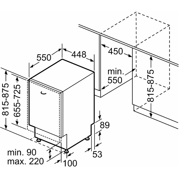 Посудомоечная машина Bosch Serie 4 SPV4HMX55Q