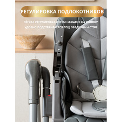 Стульчик для кормления 4в1 VipBaby POLLY GRAPHITE