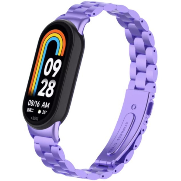 Ремешок Bingo Stainless для XIAOMI Mi Band 8 Сиреневый