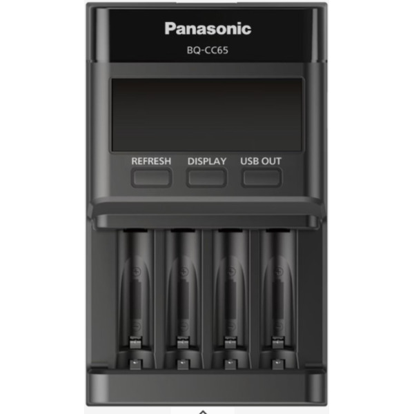Зарядное устройство Panasonic BQ-CC65E ERP (черный)