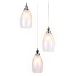 Подвесной светильник Ambrella Light Traditional TR3548 прозрачный/хром 3хЕ14