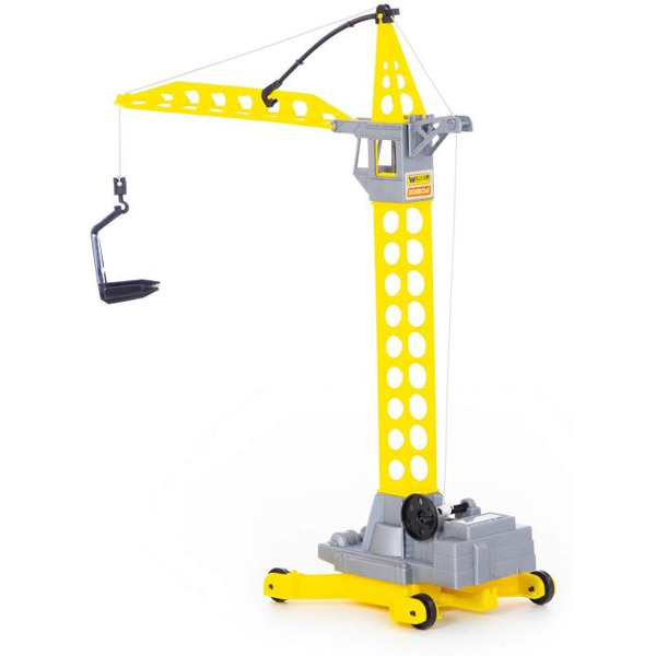 Башенный кран Полесье Агат 56429 на колёсиках малый