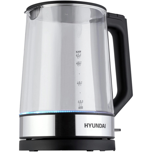 Чайник Hyundai HYK-G8808 (черный/серебристый)