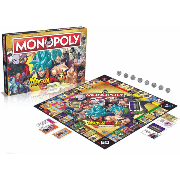 Настольная игра Hasbro Монополия Dragon Ball Super (на английском языке)
