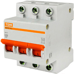 Выключатель автоматический TDM ВА 47-63 3Р 63А (С) 4.5кА SQ0218-0025