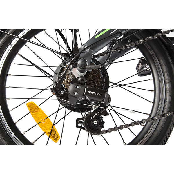 Велогибрид Eltreco Leto (черный/синий)