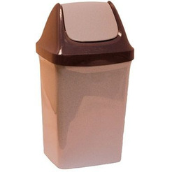 Контейнер для мусора Idea Свинг М2461 (бежевый мрамор)