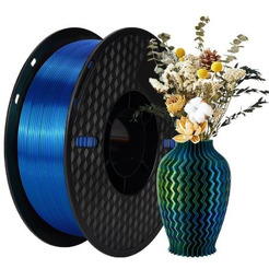 Пластик Kingroon PLA Tri Color Silk 1.75мм NSC021 (1кг, Yellow/Blue/Green)
