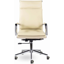 Кресло Brabix Premium Kayman EX-532 (экокожа/хром бежевый)