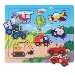 Развивающая игра Mapacha Вкладыши. Транспорт 962011