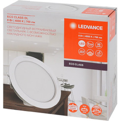 Светильник светодиодный LEDVANCE 8W 4000K IP44 ECOCLASS