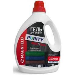 Гель для стирки MAUNFELD Purity Black&Dark MWL3000PB 3 л
