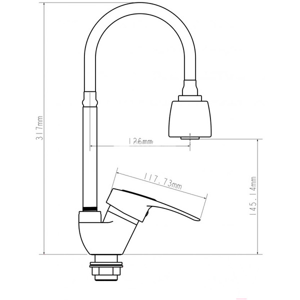 Смеситель Econoce EC0291WT
