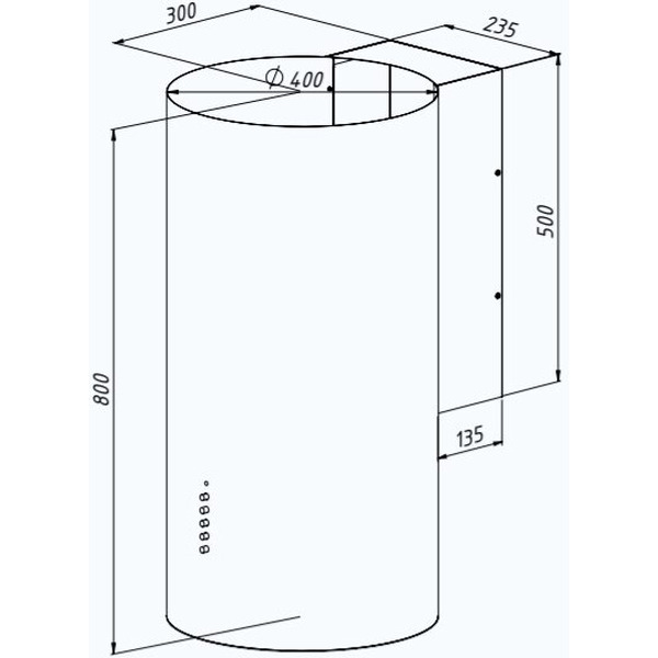 Вытяжка Akpo Balmera eco wk-4 (черный)