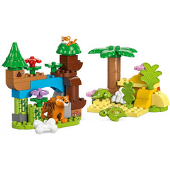 Конструктор Lego Duplo Семьи диких животных 3в1 10446
