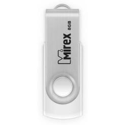 USB Flash MIREX Swiwel White 8GB (13600-FMUSWT08)