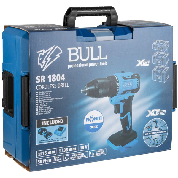 Дрель-шуруповерт Bull SR 1804 2329056