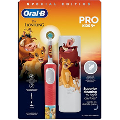 Электрическая зубная щетка Oral-B Vitality Pro Kids D103.413.2KX Lion King с футляром