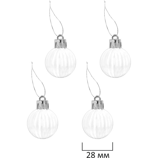 Шары елочные ЗОЛОТАЯ СКАЗКА Red and White Shine 592589 (красный/белый)