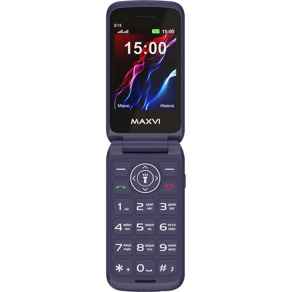 Мобильный телефон Maxvi E15 (фиолетовый)