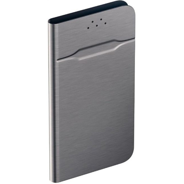 Чехол-книжка OLMIO универсальный для смартфонов р.L, 5.5"-6.5" (038943) серый