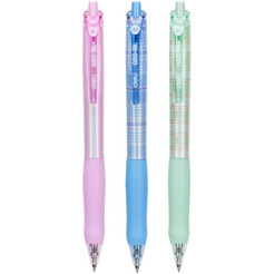 Набор ручек гелевых Deli EG60-BL-P