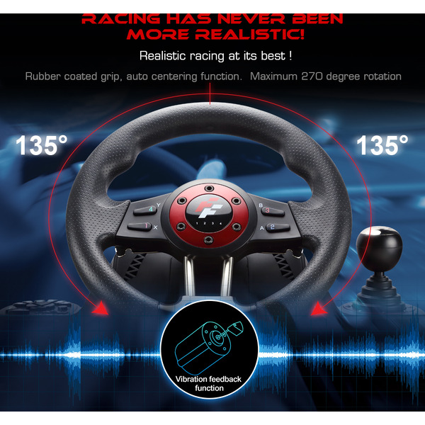 Игровой руль FLASHFIRE Force Wheel WH-2304V (6in1)