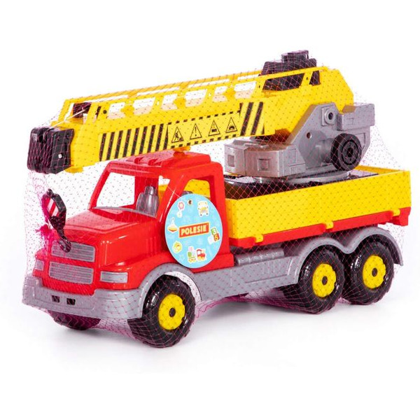 Автомобиль с краном Полесье Сталкер автомобиль-кран с поворотной платформой 56511